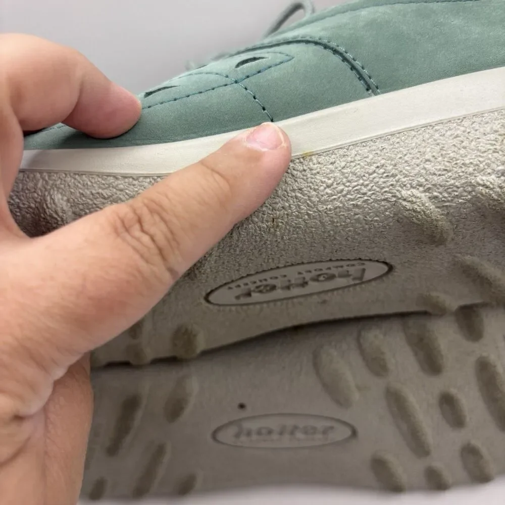 Hotter Comfort Shoes Womens Size 11 Leather Suede